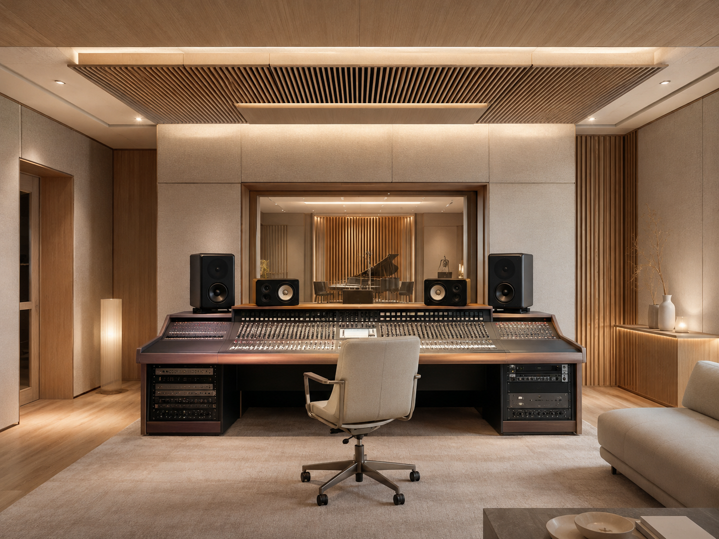Poste de mixage en studio DBQP